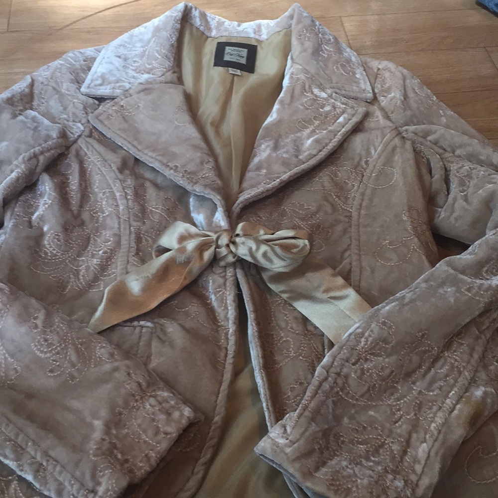 Totally old school old navy velvet like jacket xs - Picture 1 of 4